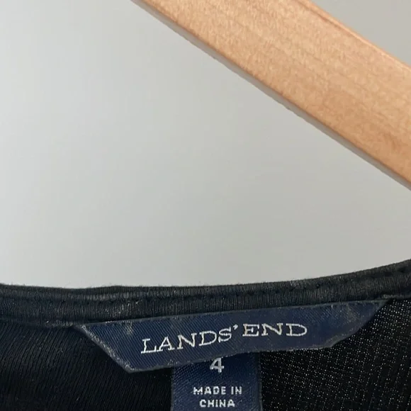 Black “Wrap” Dress Size 4 - Picture 4 of 5